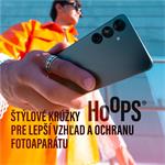 PanzerGlass ochranný kryt objektívu Hoops pre Samsung Galaxy S26/S26+, čierna