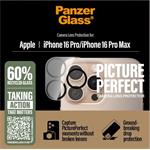 PanzerGlass, Ochranný kryt objektívu PicturePerfect pre iPhone 16 Pro/16 Pro Max, číra