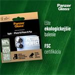 PanzerGlass, Ochranný kryt objektívu PicturePerfect pre iPhone 16 Pro/16 Pro Max, číra