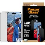 PanzerGlass, Tvrdené sklo UWF 2-Way Privacy s aplikátorom pre iPhone 17 Air, čierna