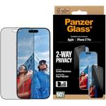 PanzerGlass, Tvrdené sklo UWF 2-Way Privacy s aplikátorom pre iPhone 17 Pro, čierna