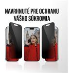 PanzerGlass, Tvrdené sklo UWF 2-Way Privacy s aplikátorom pre iPhone 17 Pro, čierna