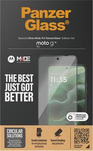 PanzerGlass, Tvrdené sklo UWF pre Motorola Moto G35 5G/G56 5G, čierna