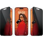 PanzerGlass, Tvrdené sklo UWF Privacy s aplikátorom pre iPhone 15 Pro, čierna