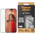 PanzerGlass, Tvrdené sklo UWF s aplikátorom pre iPhone 15 Pro, čierna