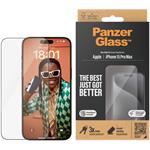 PanzerGlass, Tvrdené sklo UWF s aplikátorom pre iPhone 15 Pro Max, čierna