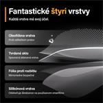 PanzerGlass, Tvrdené sklo UWF s aplikátorom pre iPhone 15 Pro Max, čierna