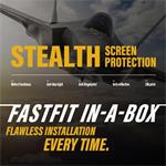 PanzerGlass, Tvrdené sklo UWF Stealth s Fastfit pre iPhone 17 Pro Max, čierna