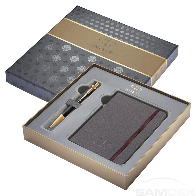 Parker Royal - I.M. Premium Black GT + zápisník /BP - Box