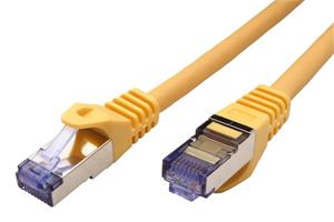 Patch kábel Roline S/FTP cat 6A, LSOH, 10m, žltý