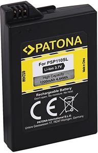 Patona batéria pre hernu konzolu Sony PSP 2000/PSP 3000 Portable 1200mAh Li-lon 3,7V PSP-S110