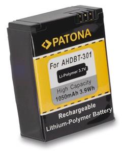 PATONA baterie pro foto GoPro HD Hero 3 1050mAh 3,7V Li-Ion