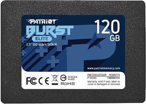 Patriot Burst Elite, SSD, 2,5", 120GB