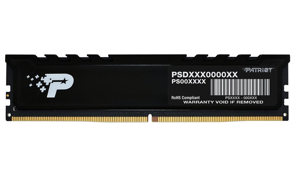 PATRIOT Signature Premium 16GB DDR5 6400MT/s / CUDIMM / CL52 / 1,1V /