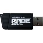 Patriot Supersonic Rage Elite, 256GB, čierny