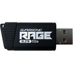Patriot Supersonic Rage Elite, 512GB, čierny