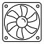 Ventilátory pre PC 140 x 140 mm a viac