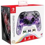 PDP Afterglow Deluxe bezdrôtový gamepad pre Nintendo Switch, transparentný