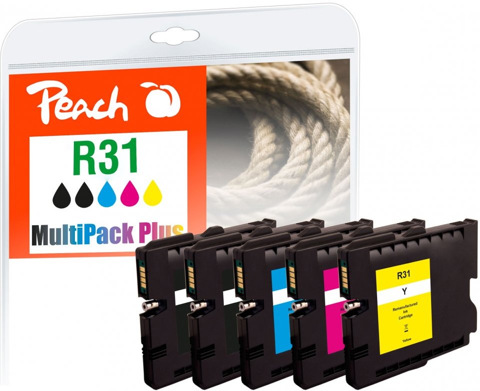 Peach Multi Pack Plus kompatibil s Ricoh GC31