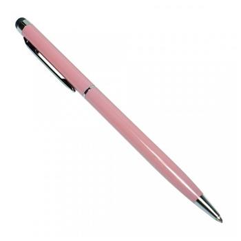Pero 2v1 sa stylusom pre kapacitné displeje Fontastic, ružové