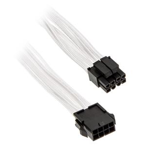 Phanteks 8-pin EPS 12 V, predlžovací opletený kábel, 50 cm, biely