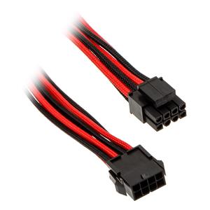 Phanteks 8-pin EPS 12 V, predlžovací opletený kábel, 50 cm, čierno-červený