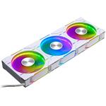 PHANTEKS D30 PWM Regular Airflow D-RGB, 3 Pack - 120mm, biela