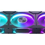 PHANTEKS D30 PWM Regular Airflow D-RGB, 3 Pack - 120mm, čierna