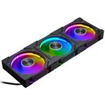 PHANTEKS D30 PWM Regular Airflow D-RGB, 3 Pack - 120mm, čierna