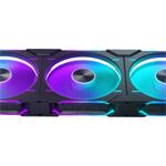 PHANTEKS D30 PWM Regular Airflow, D-RGB, 3 Pack - 140mm, čierna