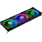 PHANTEKS D30 PWM Regular Airflow, D-RGB, 3 Pack - 140mm, čierna