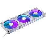 PHANTEKS D30 PWM Reverse Airflow, D-RGB, 3 Pack - 140mm, biela