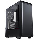 PHANTEKS Eclipse P300 Midi-Tower, temperované sklo, čierna