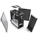 Phanteks Eclipse P400s, Midi Tower, temperované sklo, čierno-biela