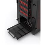 Phanteks Eclipse P400S, Midi Tower, temperované sklo, čierno-červená