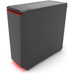 Phanteks Eclipse P400S, Midi Tower, temperované sklo, čierno-červená