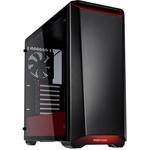 Phanteks Eclipse P400S, Midi Tower, temperované sklo, čierno-červená