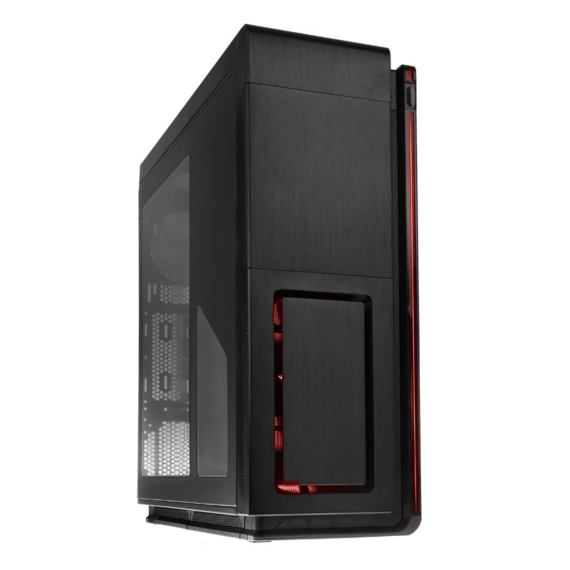 Phanteks Enthoo Primo Special Edition, Big Tower, čierno-červená (červené LED)