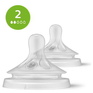 Philips AVENT, Cumlík Natural Response SCY962/02, 2 novorodenecký prietok 0m+, 2 ks