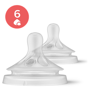 Philips AVENT, Cumlík Natural Response SCY966/02, 6 na kašu 6m+, 2 ks