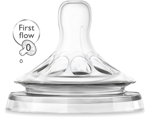 Philips AVENT, Cumlík Natural SCF657/27, 1 prvý prietok 0m+, 2 ks