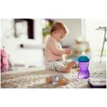 Philips AVENT, Hrnček s mäkkým náustkom SCF802/02, 300 ml, 9 m+, fialová