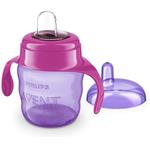 Philips AVENT, Hrnček s náustkom a držadlami Classic SCF551/03, 200 ml, 6 m+, ružová