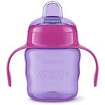 Philips AVENT, Hrnček s náustkom a držadlami Classic SCF551/03, 200 ml, 6 m+, ružová
