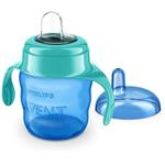 Philips AVENT, Hrnček s náustkom a držadlami Classic SCF551/05, 200 ml, 6 m+, modrá