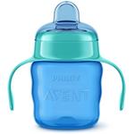 Philips AVENT, Hrnček s náustkom a držadlami Classic SCF551/05, 200 ml, 6 m+, modrá