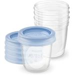 Philips AVENT, Set pohárikov na uskladnenie materského mlieka SCF619/05, 5x 180ml