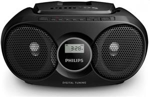 Philips AZ215B/12, rádio s CD, čierne
