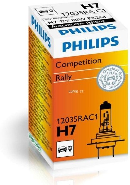 Philips H7 Rally 80W 12V 12035RAC1 offroad