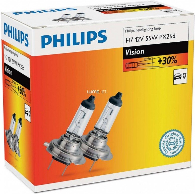 Philips H7 Vision +30% 12972PRC2 2 ks/bal.